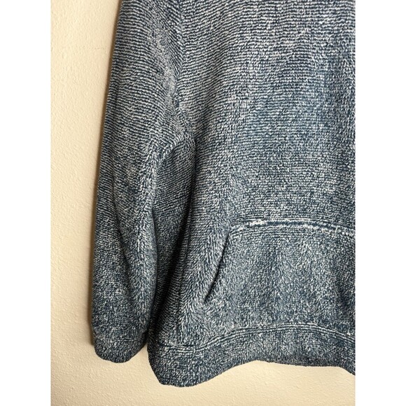 The North Face Women’s M Blue Sherpa Fleece Hoodie Pullover Soft Warm - Picture 3 of 12